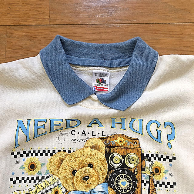 フルーツオブザルーム ★vintage★希少★スウェット★個性的★古着★裏起毛 レディースのトップス(トレーナー/スウェット)の商品写真