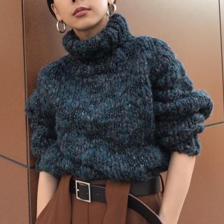 アメリヴィンテージ(Ameri VINTAGE)のアメリヴィンテージ ITALY MIX YARN TUCK KNIT(ニット/セーター)