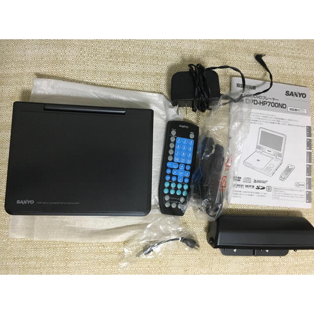 SANYO DVDポータブルプレーヤー