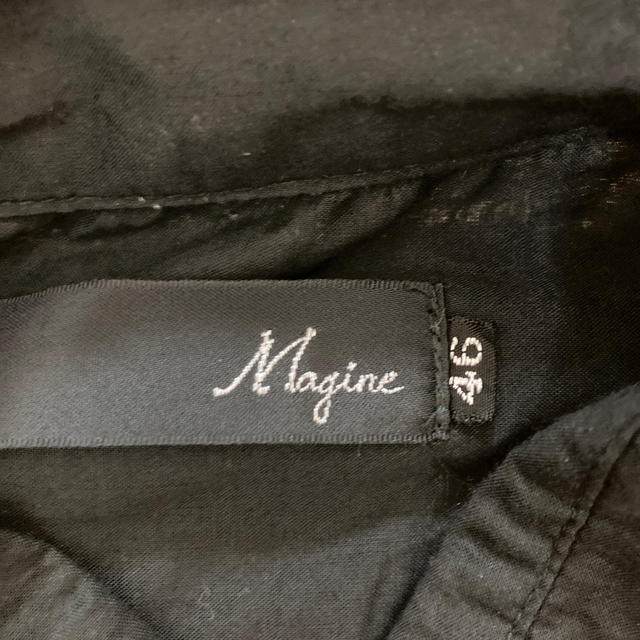 Magine(マージン)のMagine マージン　シャツ　ブラック　七分袖 メンズのトップス(シャツ)の商品写真
