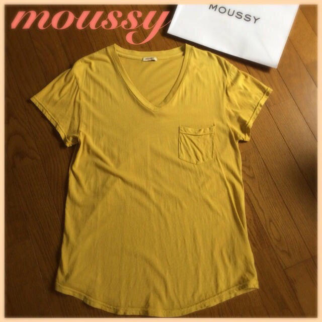 moussy(マウジー)のmoussy♡Tシャツ レディースのトップス(Tシャツ(半袖/袖なし))の商品写真