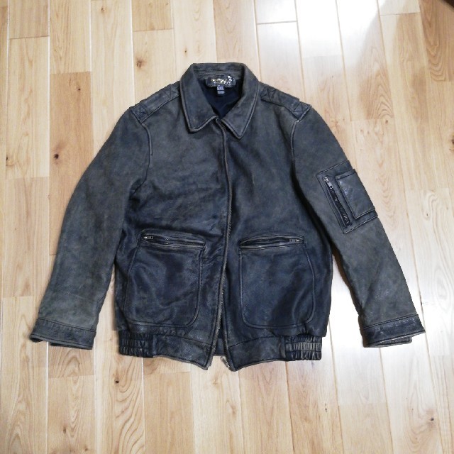 革ジャン 牛革 ライダース メンズ メンズのジャケット/アウター(ライダースジャケット)の商品写真