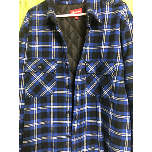 Supreme - Supreme Arc Logo Quilted Flannel Shirtの通販 by otkt