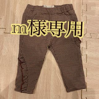 ザラ(ZARA)のZARA baby チェックパンツ　80(9/12manth)(パンツ)