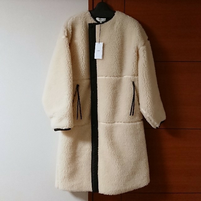 HYKE FAUX SHEARLING COAT ハイク ボアコート 1 新品