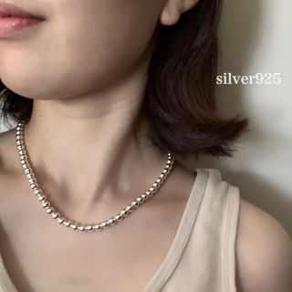 ビューティアンドユースユナイテッドアローズ(BEAUTY&YOUTH UNITED ARROWS)のsilver925  ナバホパール　ボールチェーンネックレス(ネックレス)