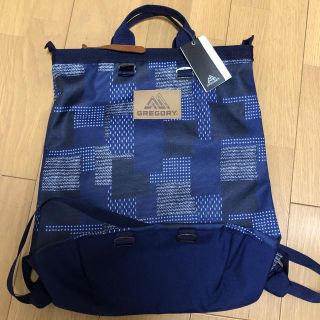 グレゴリー(Gregory)のグレゴリー　リュック　トートバッグ　インディゴパッチワーク　バックパック　新品(バッグパック/リュック)