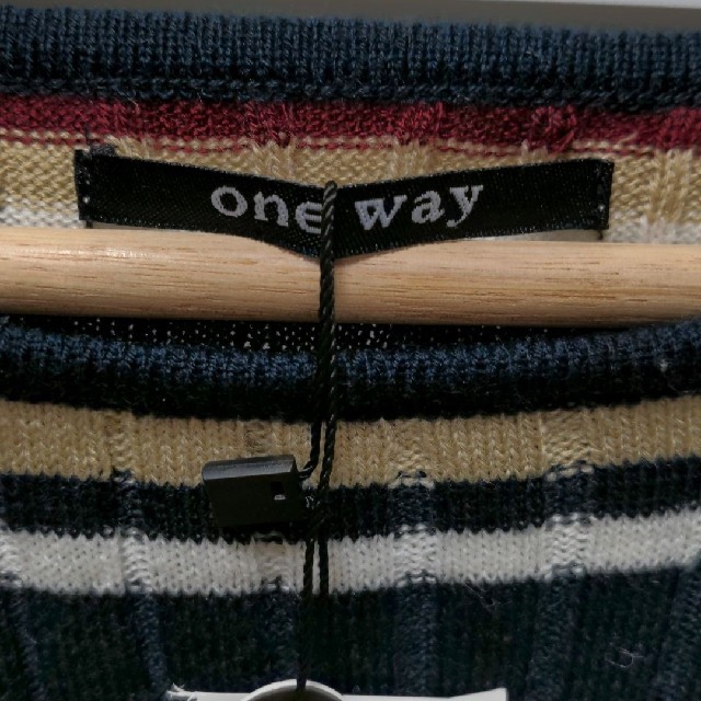 one*way(ワンウェイ)の【新品one way】ボーダーニット レディースのトップス(ニット/セーター)の商品写真