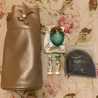 ブルガリ(BVLGARI)のEmirates ファースト＆ビジネス　アメニティ　BVLGARIパヒュームなど(ポーチ)