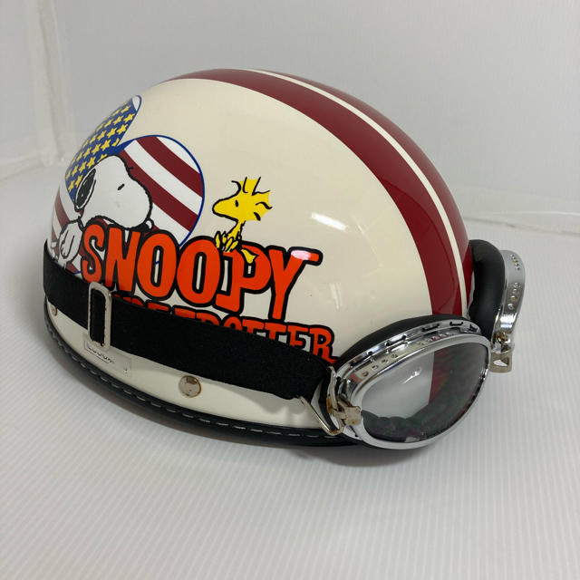 Snoopy アークス スヌーピー ビンテージヘルメット ゴーグル付き ハーフタイプ の通販 By ケムリ S Shop スヌーピーならラクマ