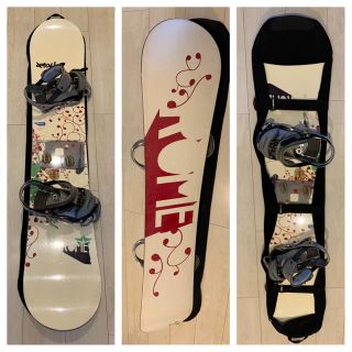 ROME JETT 143 とBurton custom バインセット