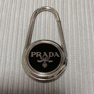 プラダ(PRADA)の【あやちゃん様専用】未使用　プラダ　キーホルダー　PRADA ロゴ　本物(キーホルダー)