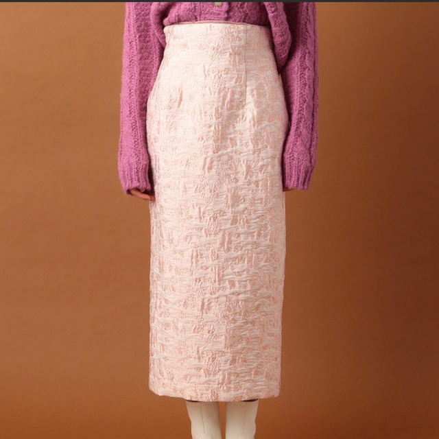 deicy(デイシー)のフラワーラメJQタイトスカート♥DEICY レディースのスカート(ロングスカート)の商品写真