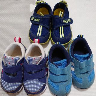 アシックス(asics)の子供 靴 スニーカー サンダル 13.5cm 3足セット(スニーカー)