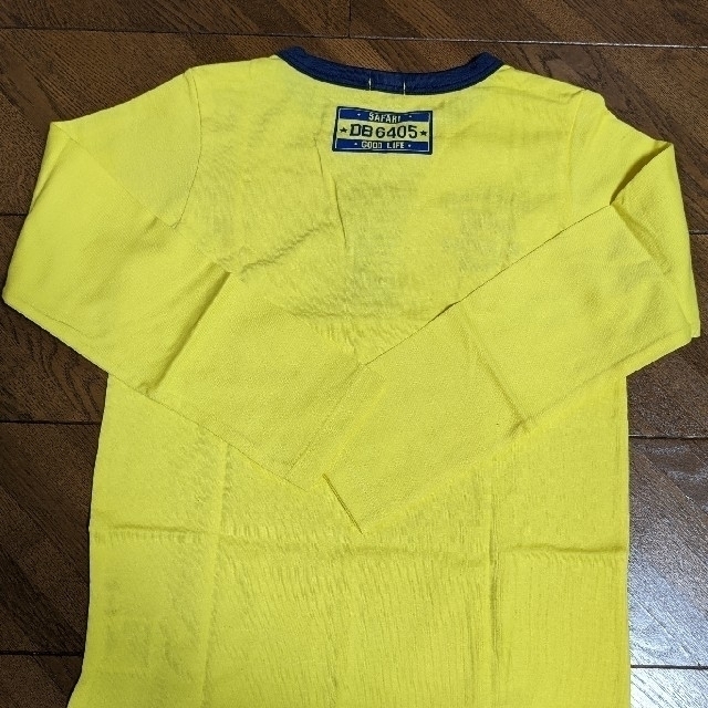 DOUBLE.B(ダブルビー)の【maru様専用】【新品130】ダブルビー　長袖サファリTシャツ キッズ/ベビー/マタニティのキッズ服男の子用(90cm~)(Tシャツ/カットソー)の商品写真