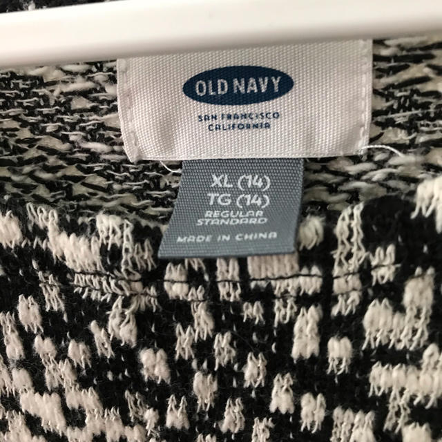 Old Navy(オールドネイビー)のオールドネイビー  ニットワンピース チュニック　XL（14歳） キッズ/ベビー/マタニティのキッズ服女の子用(90cm~)(ワンピース)の商品写真