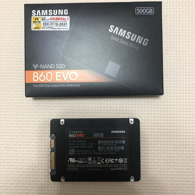 ‪サムスン SSD evo860 500G ‬ 1