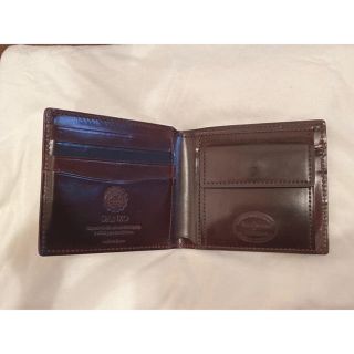 GANZO - ガンゾ GANZO シェルコードバン2 小銭入れ付き二つ折り財布の