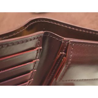 ガンゾ GANZO シェルコードバン2 小銭入れ付き二つ折り財布