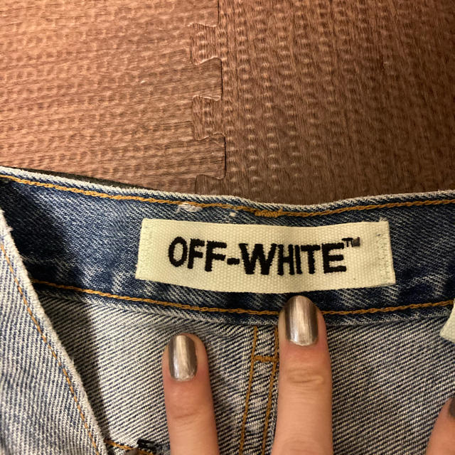 OFF-WHITE(オフホワイト)のSALE❗️オフホワイト♡デニムロングスカート レディースのスカート(ロングスカート)の商品写真