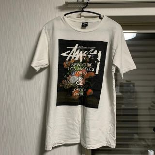 ステューシー(STUSSY)のTシャツ　白Tシャツ　ステューシー　古着(Tシャツ/カットソー(七分/長袖))