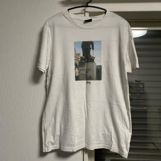 ステューシー(STUSSY)のTシャツ　白Tシャツ　ステューシー　古着(Tシャツ/カットソー(七分/長袖))