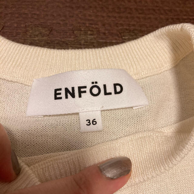 ENFOLD(エンフォルド)の専用‼️ンフォルド♡新品♡シルクコットンノースリーブ タンクトップ レディースのトップス(タンクトップ)の商品写真