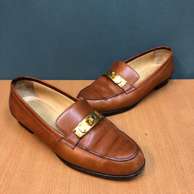 人気ブランドの新作 - Hermes HERMES 茶 ブラウン パンプス レザー