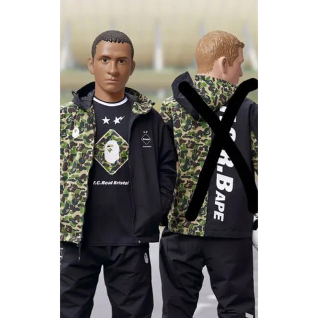 BAPE fcrb SEPARATE PRACTICE JACKET