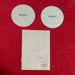 ムジルシリョウヒン(MUJI (無印良品))のMUJI HOTEL銀座　コースター＆雑記帳(テーブル用品)