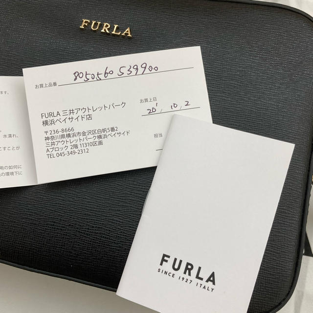 FURLA ショルダーバッグ 黒 新品 3