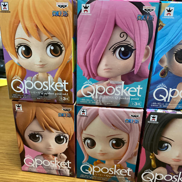 qposket ナミ レイジュ ビビ コアラ ハンコック レベッカ フィギュア
