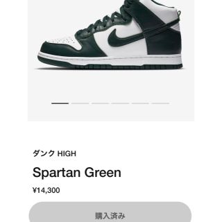 ナイキ(NIKE)の28.5cm dunk high ダンク SP Pro Green(スニーカー)