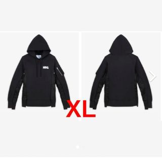 サカイ(sacai)のXL ナイキ x sacai NIKE x SACAI Hoodie Black(パーカー)