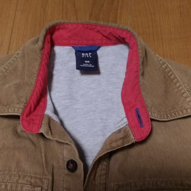 GAP Kids(ギャップキッズ)のGAPKIDS コーデュロイシャツ キッズ/ベビー/マタニティのキッズ服男の子用(90cm~)(ジャケット/上着)の商品写真