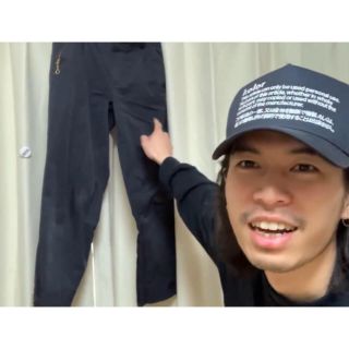 kolor 18ss テーパードパンツ　裾ジップ