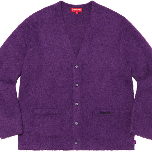 L supreme brushed mohair cardiganメンズ