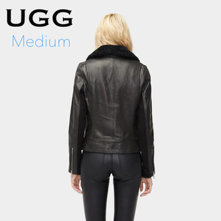 【定価12万‼️】UGG　LETHER CYCLE JACKET　"M"