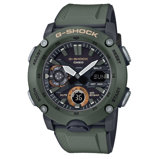 G-SHOCK  ジーショック　緑　ダークグリーン　美品ホワイト