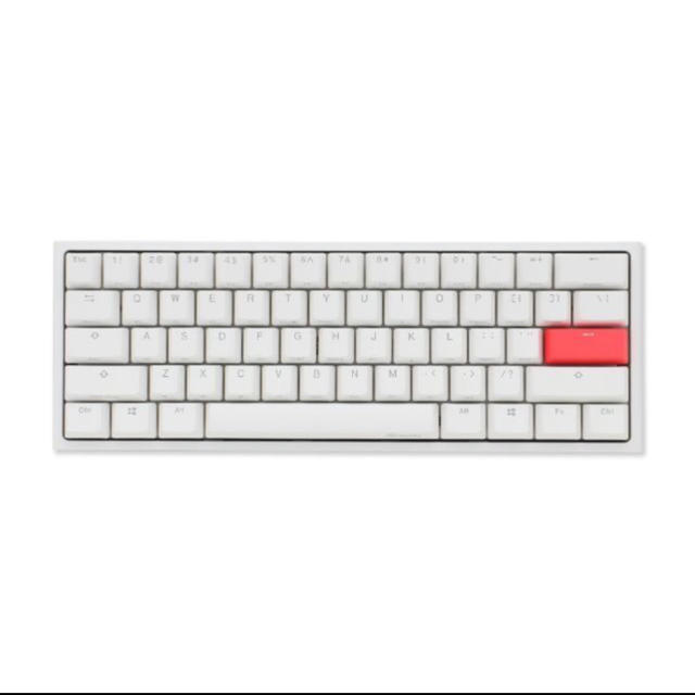 【美品】Ducky One 2 Mini Pure White RGB 60% スマホ/家電/カメラのPC/タブレット(PC周辺機器)の商品写真