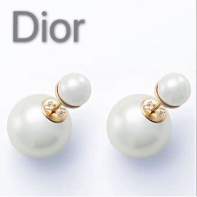 Dior ディオール　CD ピアス　トライバルボール　パール　アクセサリー　美品