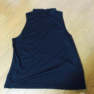 グレイル(GRL)のタグ付き☆新品、未使用！黒のタンクトップ(Tシャツ(半袖/袖なし))