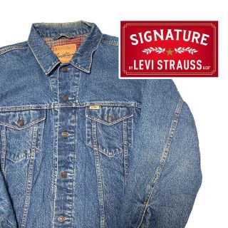 Levi's - シグニチャー バイ リーバイス 裏地 デニムジャケット M ...