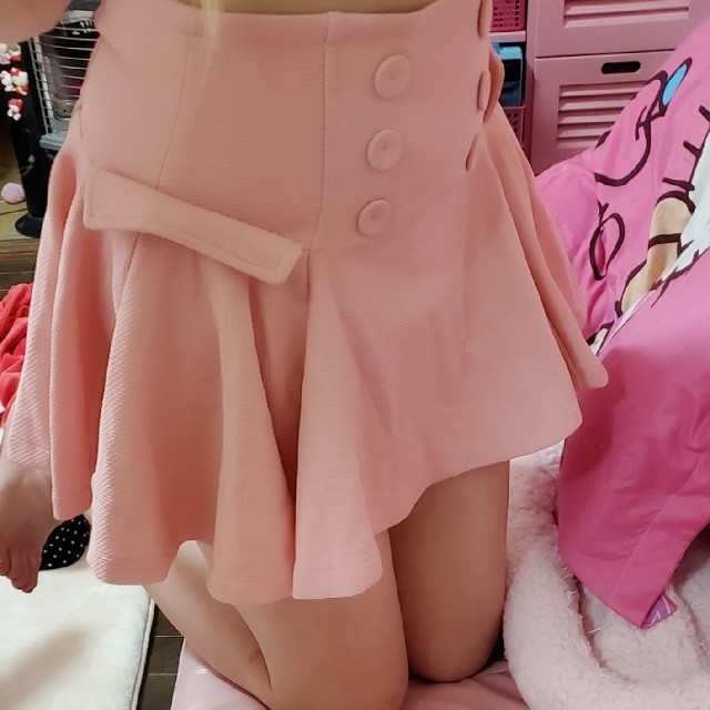 スカパン　ピンク レディースのスカート(ミニスカート)の商品写真