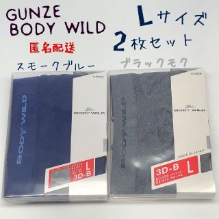 グンゼ(GUNZE)のGUNZE / BODY WILD  メンズ ボクサーパンツ Ｌ 2枚セット(ボクサーパンツ)