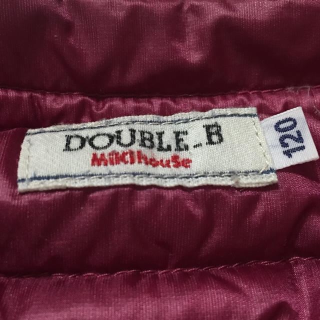 DOUBLE.B(ダブルビー)のダブルビー スリムダウン キッズ/ベビー/マタニティのキッズ服女の子用(90cm~)(ジャケット/上着)の商品写真