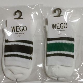 ウィゴー(WEGO)のWEGO レディースラインソックス 2足(ソックス)