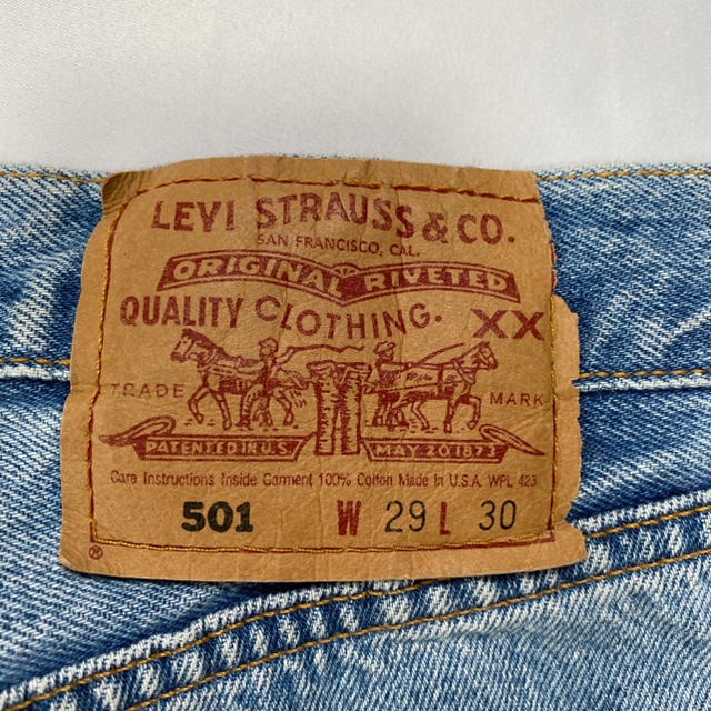 Levi's(リーバイス)の【29】Levi's 501 usa製 90年代 デニム ジーンズ メンズのパンツ(デニム/ジーンズ)の商品写真