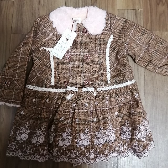 Souris(スーリー)のスーリー　コート　女の子　90cm キッズ/ベビー/マタニティのキッズ服女の子用(90cm~)(コート)の商品写真