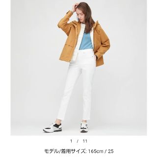 ユニクロ(UNIQLO)の25 UNIQLO ハイライズスキニーアンクルジーンズ(スキニーパンツ)